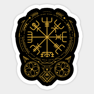 Vegvisir - The Viking Compass | Norse Pagan Symbol Sticker